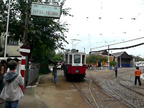 Parada tramvaielor in CARAVANA TIMPULUI, Simmering efectuand manevre in Dep. Victoria, 19 Sept. 2009