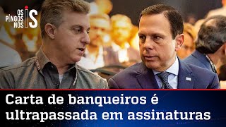 Huck e Doria assinam cartinha em alegada defesa da democracia