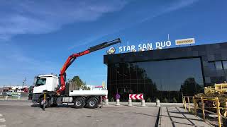 شاحنة مسطحة Mercedes-Benz Mercedes Arocs 2648 6x4 Palfinger PK 30002 K Cra | صورة 4 - Autoline