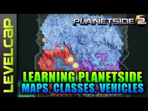 Learning Planetside 2, Map, Classes and Vehicles (Planetside 2 Gameplay/Commentary)