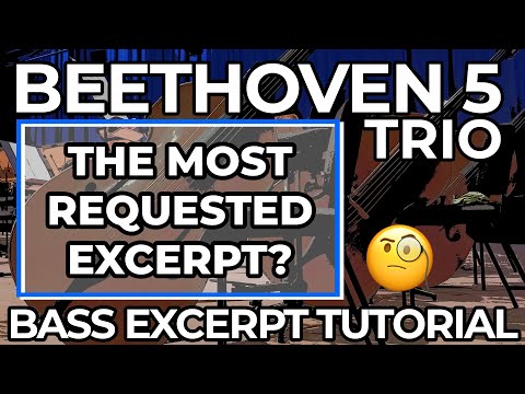 Bass Excerpt Tutorial: Beethoven 5 Trio
