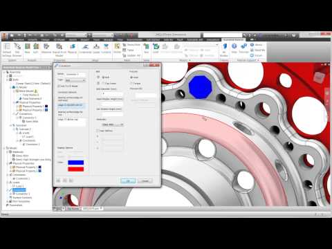 Autodesk Nastran In-CAD – Analyse von Schraubverbindungen