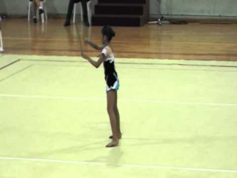 20100421 Inter-School Rhythmic Gymnastics Competition (Francesca - Rope).avi
