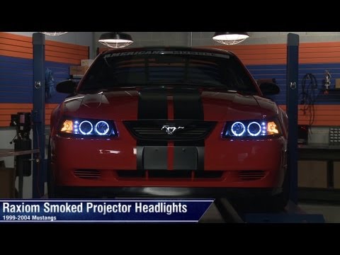 Mustang Raxiom Smoked Projector Headlights - Dual CCFL Halo (99-04 All) Review