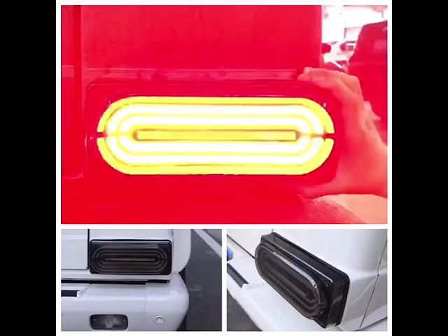 Mercedes G сlass W463 1990-2018 гг. Задние Фонари W464 Black Edition V2 Video 1