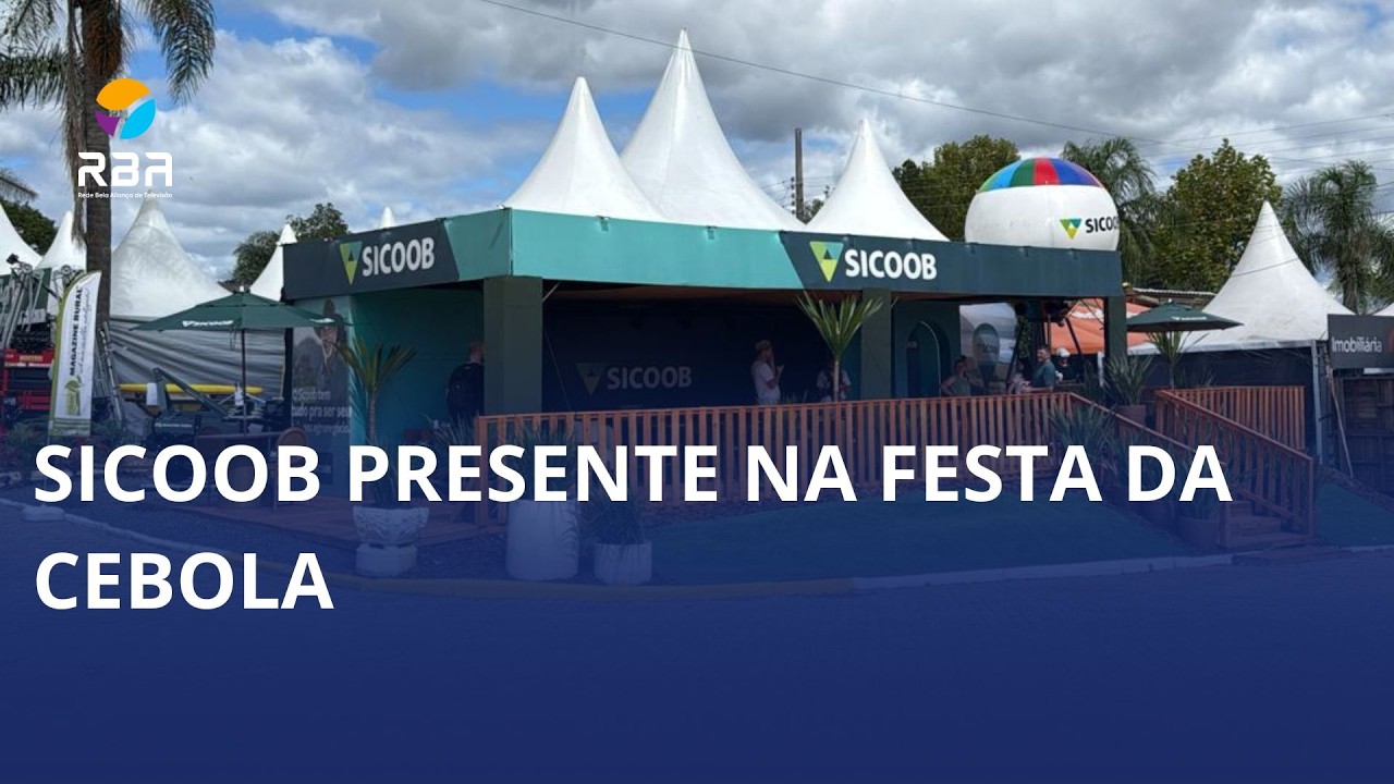 Sicoob Alto Vale na Festa da Cebola! 🧅