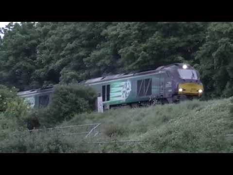 68004 + 68002 Bridgwater Flasks @ Bedminster 17-05-17