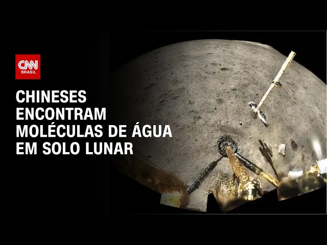 Chineses encontram moléculas de água em solo lunar | LIVE CNN