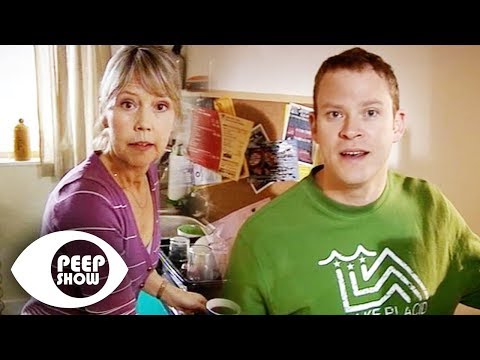 Jez Being Incredibly Rude To His Mum | Peep Show