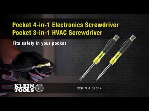 Pocket Drivers, 4-in-1 Electronics and 3-in-1 HVAC