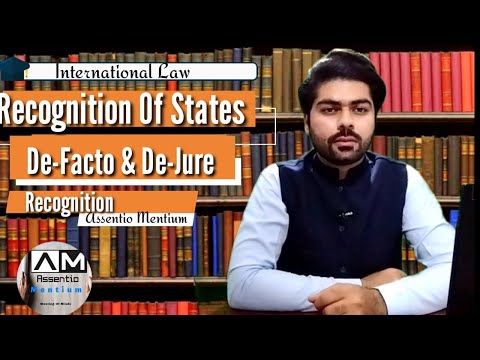 Recognition of State | De-Facto & De-Jure Recognition | IL |Urdu|Hindi