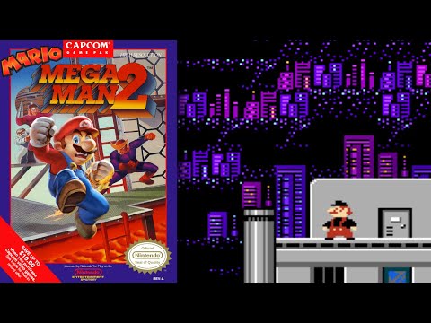 Mario in MM2 - Hack Of Mega Man 2 | + Mega Man Ultra [NES]