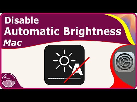 How to Disable Automatic Brightness on Mac