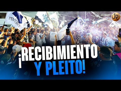 "¡PLEITO EN EL RECIBIMIENTO A RAYADOS EN EL CLÁSICO REGIO 141!" Barra: La Adicción &bull; Club: Monterrey
