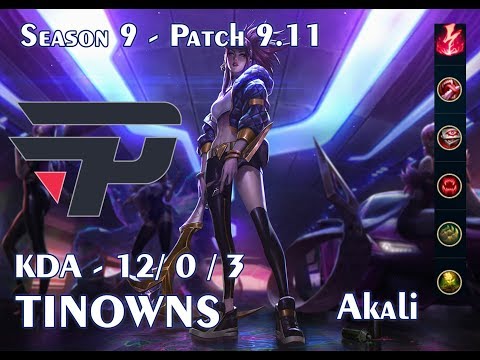PNG  Tinowns Akali vs Ahri Mid   Patch 9.11 BR Ranked