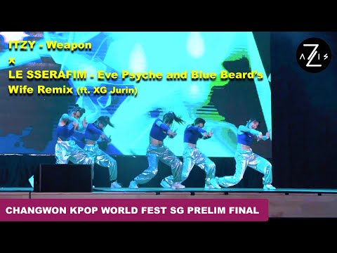 🏆2nd Runner-Up | CHANGWON KPOP WORLD FEST 2023 PRELIM ROUND | ITZY x LE SSERAFIM Remix ft. XG Jurin