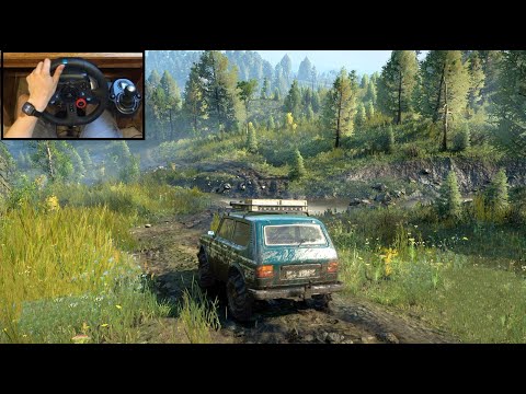 SnowRunner - Exploring Russia Off Road - Lada Niva (DON 71) - Logitech G29