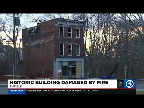 Overnight fire rips through historic building in Enfield