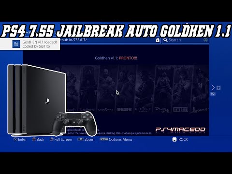 Ps4 7.55 Jailbreak | ps4macedo Auto Goldhen 1.1 | No Crash No Shutdown