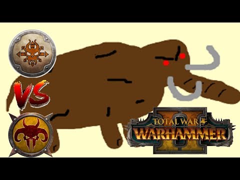 Norsca vs Beastmen | THE DREADED QUAD MAMMOTH - Total War Warhammer 2