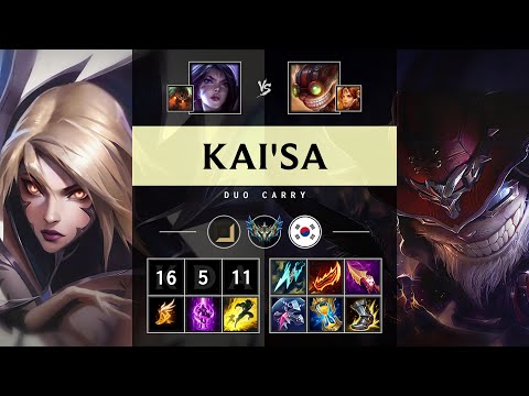 Kai'Sa ADC vs Ziggs: Legendary - KR Challenger Patch 14.17