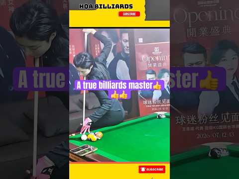 A true billiards master #pool #billiards