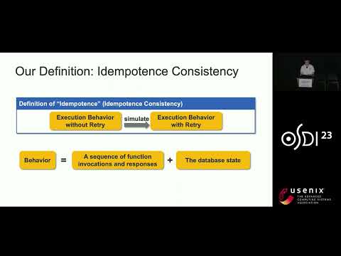 OSDI '23 - Automated Verification of Idempotence for Stateful Serverless Applications