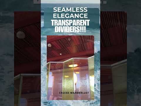 Thumbnail for SEAMLESS ELEGANCE: Transparent Dividers for a Perfect Dining Experience": #cruiseexperiences