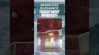 SEAMLESS ELEGANCE: Transparent Dividers for a Perfect Dining Experience": #cruiseexperiences