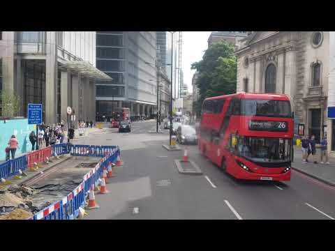 Londo Bus Journey / B 35 Shoreditch To London Bridge  (Route visual) 2019