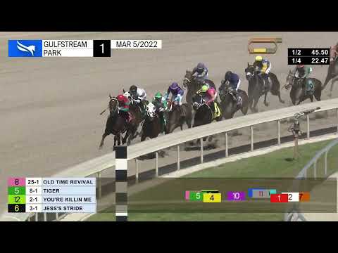 Gulfstream Park Carrera 1 - 5 de Marzo 2022