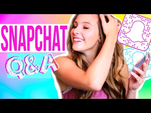 Snapchat Q A Emma Catherine
