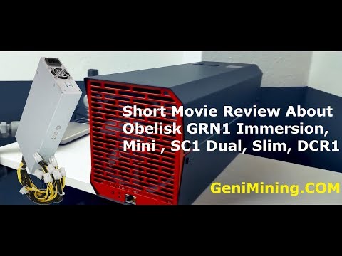 Short Movie Review | Obelisk GRN1 Immersion, Mini , SC1 Dual, Slim, DCR1