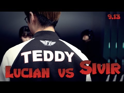 SKT Teddy - Lucian vs Sivir ADC - LoL Season 9 KR Ranked | League Of Legends