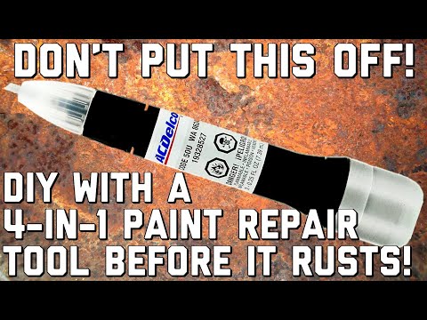 Finding Your Paint Code and Using a 4 in 1 Paint Tool on a 2019 - 2020 Silverado or Sierra