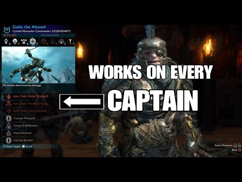 Three Legendary Traits Guide Shadow of war