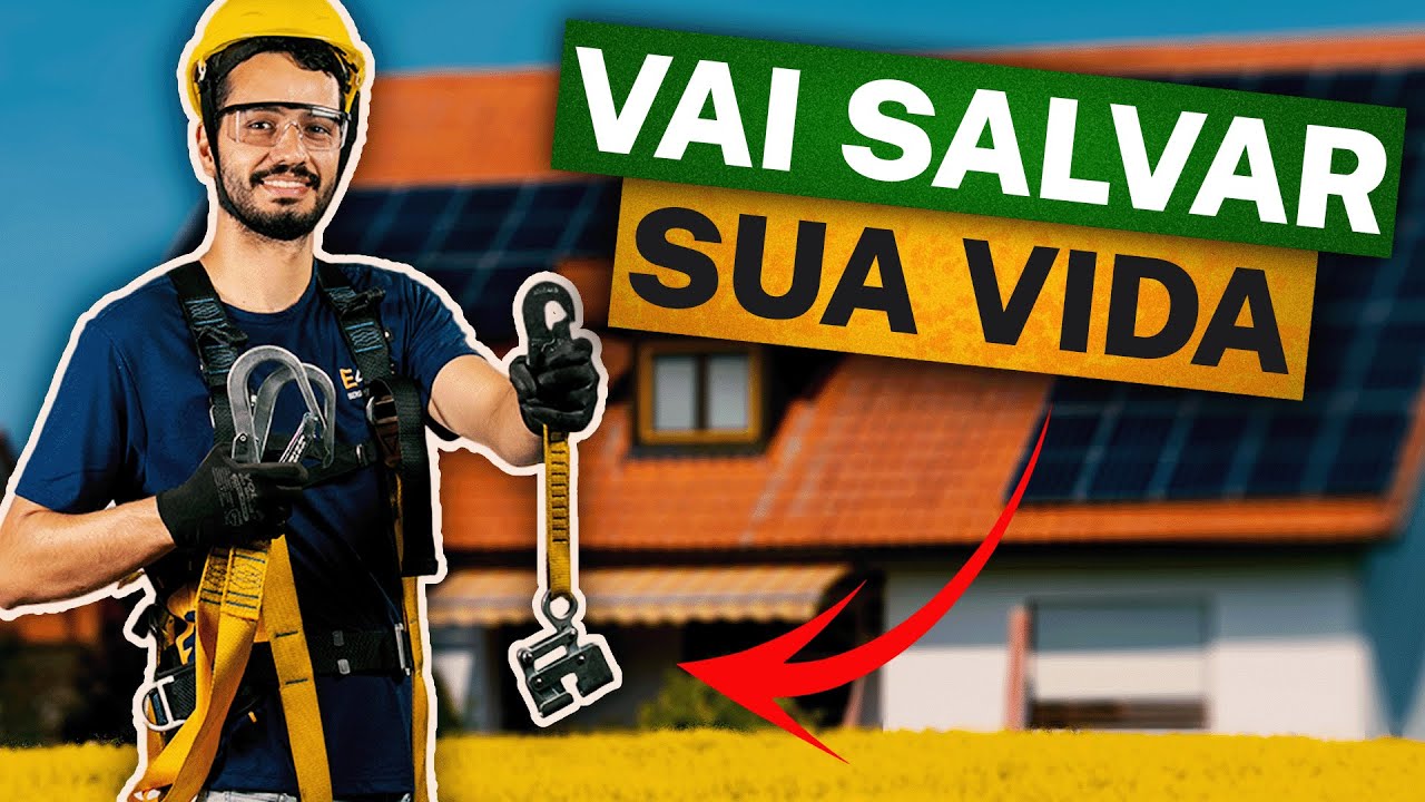 Como utilizar corretamente o TALABARTE e o TRAVA QUEDAS | ENERGIA SOLAR