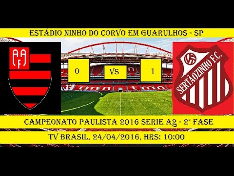 Campeonato Paulista 2016 Serie A3 Flamengo de Guarulhos 0 x 1 Sertãozinho - 2° FASE