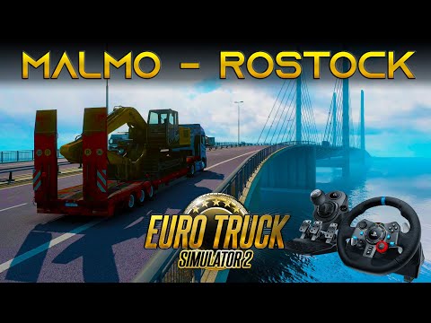 Rainy Drive in Sweden - Ford F-Max Space | Euro Truck Simulator 2 | Logitech G29