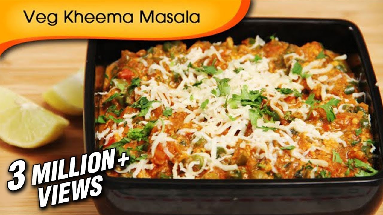 Veg Kheema Masala - Easy To Make Vegetarian Maincourse Recipe By Ruchi Bharani