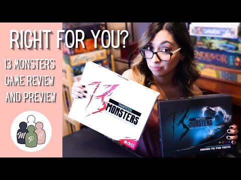 13 Monsters : board game review and preview