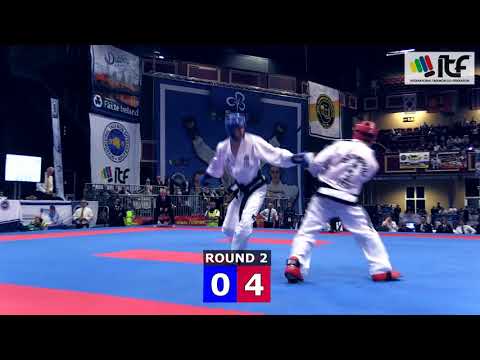 ITF WCH2017 IRELAND - Final Sparring Senior Male  -63kg
