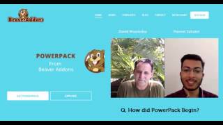 Beaver Builder Interview #1. Puneet Sahalot from Beaver Addons video