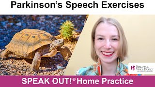Parkinson’s Speech Exercises: TORTOISES