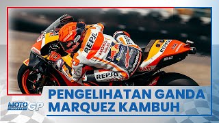 Pengelihatan Ganda Marquez Kambuh akibat Kecelakaan di Sirkuit Mandalika