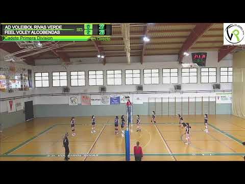 Cadete Primera Division AD Rivas Verde x Feel Voley Alcobendas
