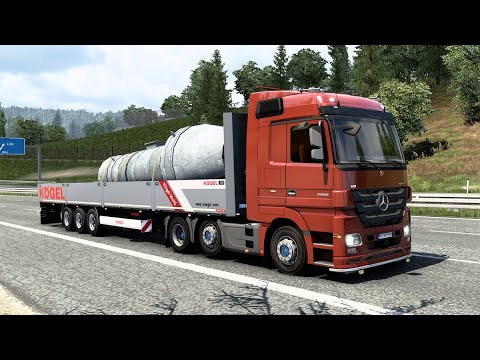 ETS2 1.40 - Euro Truck Simulator 2 - Mercedes Actros MP3 - Salzburg (A) to Praga (CZ)