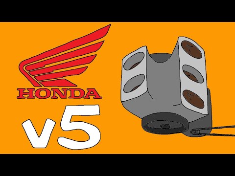 V5 Engine Simulation (Honda RC211V)