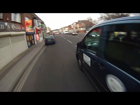 GX09EHB - Taxi Driver Cuts Me Up After I Indicated