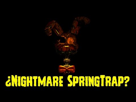 Nueva Actualizacion De Five Nights At Freddy's 4 Halloween | Nightmare SpringTrap | FNAF 4